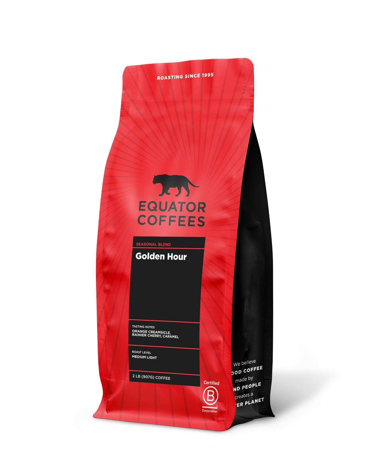 Golden Hour Blend | 2lb bag of whole bean coffee | Equator Coffees
