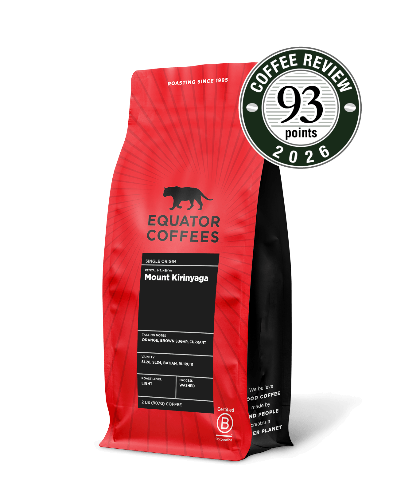 Kenya Mount Kirinyaga | 2lb whole bean coffee | Equator Coffees