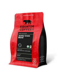 Atelier Crenn Blend | Michelin Star Coffee | Certified Organic Coffee | 12oz Bag of Whole Bean Coffee | Equator Coffees