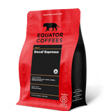 Decaf Espresso | 12oz Bag of Whole Bean Decaf Espresso | Equator Coffees