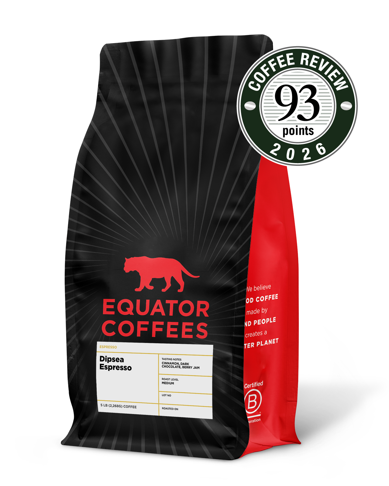 Dipsea Espresso | Marin Espresso | Mill Valley Espresso | Dipsea Trail | Whole Espresso Beans 5lb | Equator Coffees