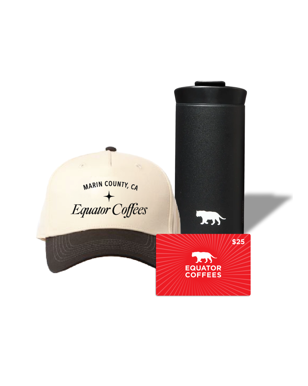 Equator Cafe Bundle with Marin County cap | Equator Coffees