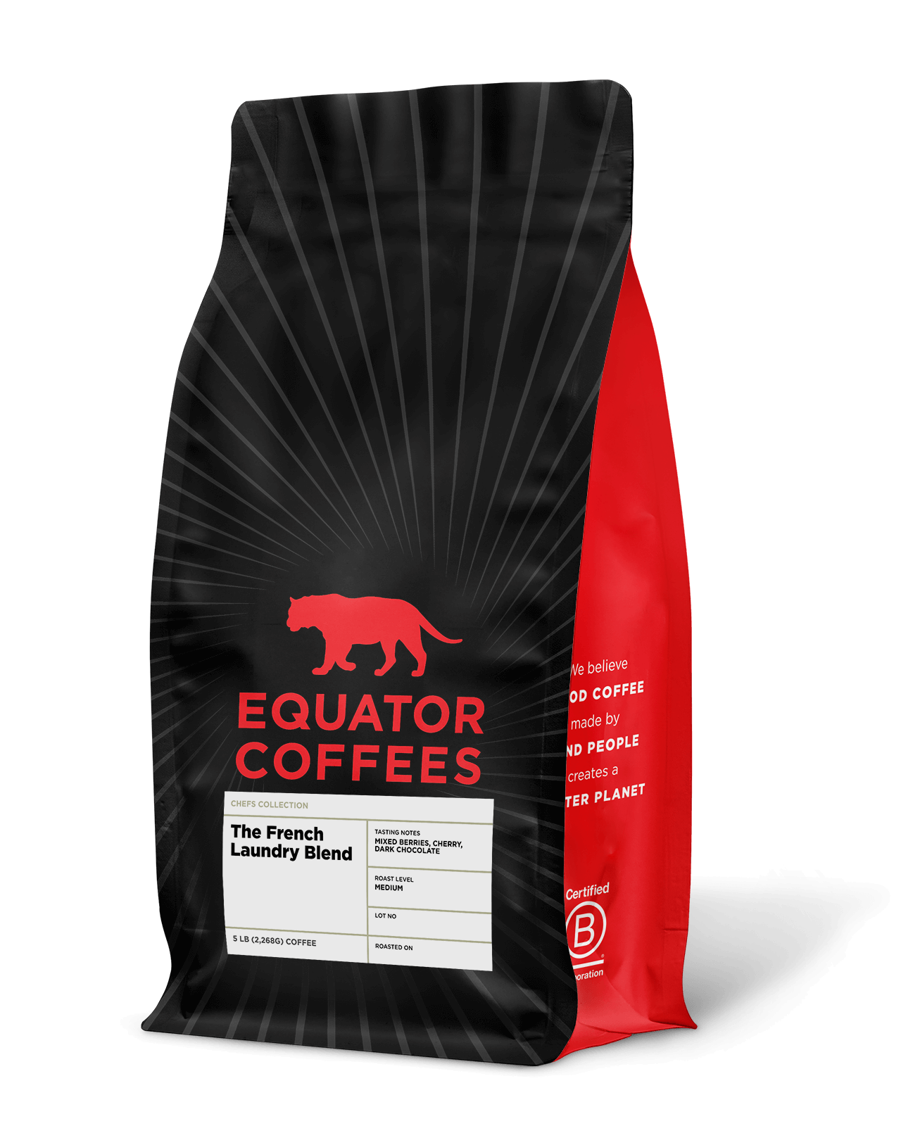 The French Laundry Blend | Thomas Keller Coffee | The French Laundry Coffee | Michelin Star Coffee | 5lb Bag of Whole Bean Coffee | Equator Coffees