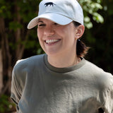 White Equator Tiger Hat